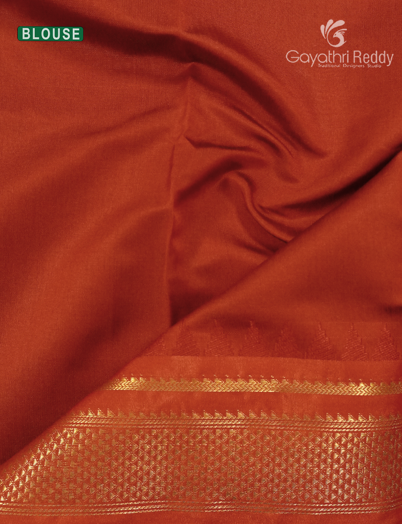 Semi Gadwal Saree in Grape Wine and Red