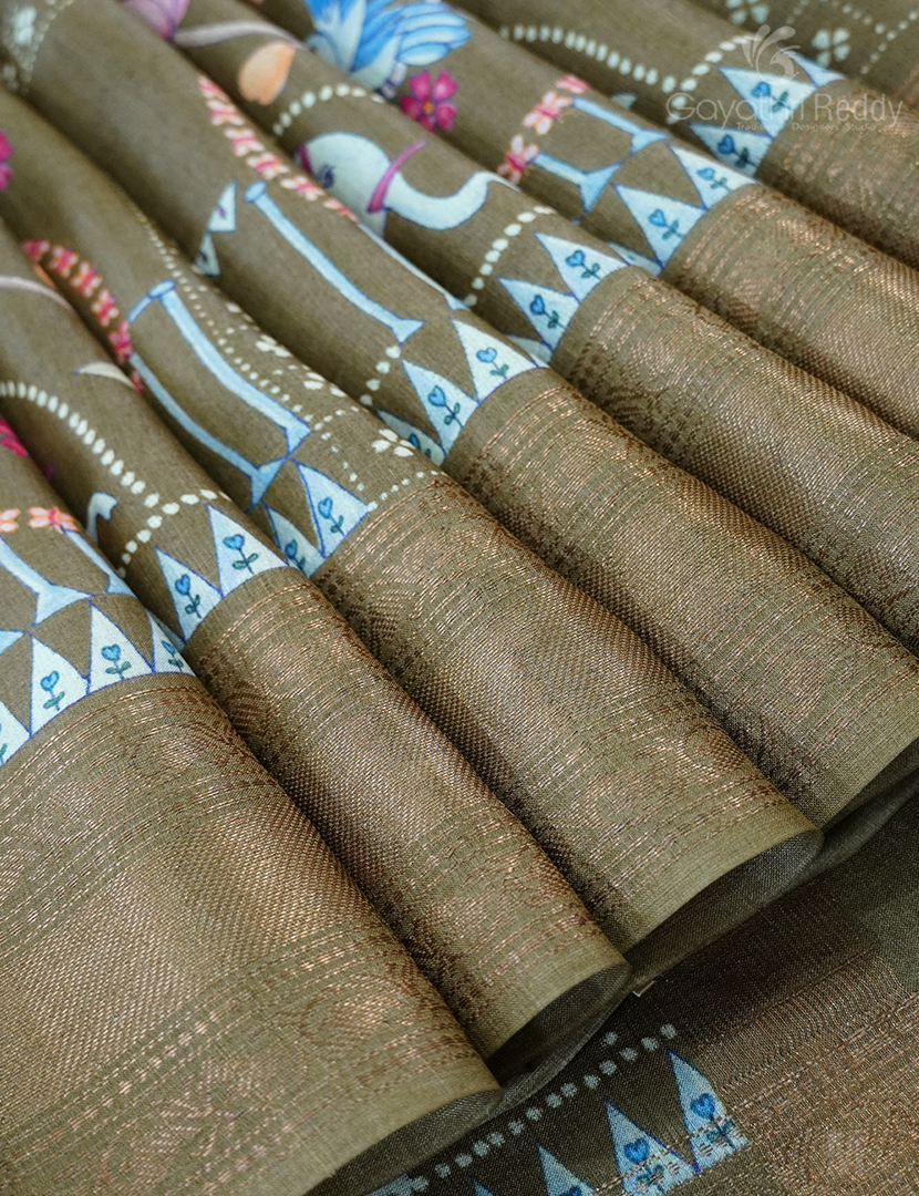 PURE DESI TUSSAR SILK-TS1393