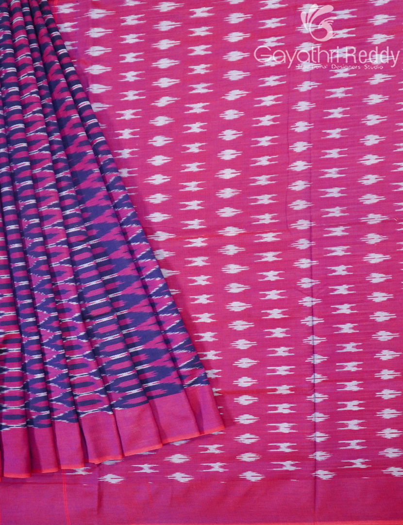 PURE IKKAT COTTON SAREE-IKC1133