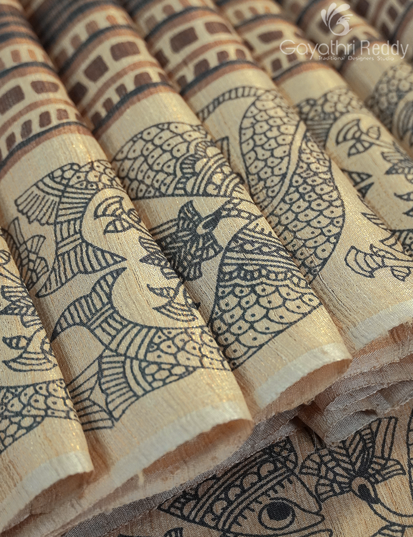 PURE DESI TUSSAR SILK-TS1533