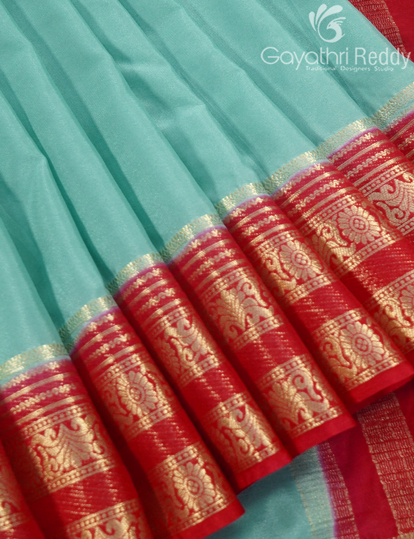 SEMI MYSORE CREPE SAREE-SMC366