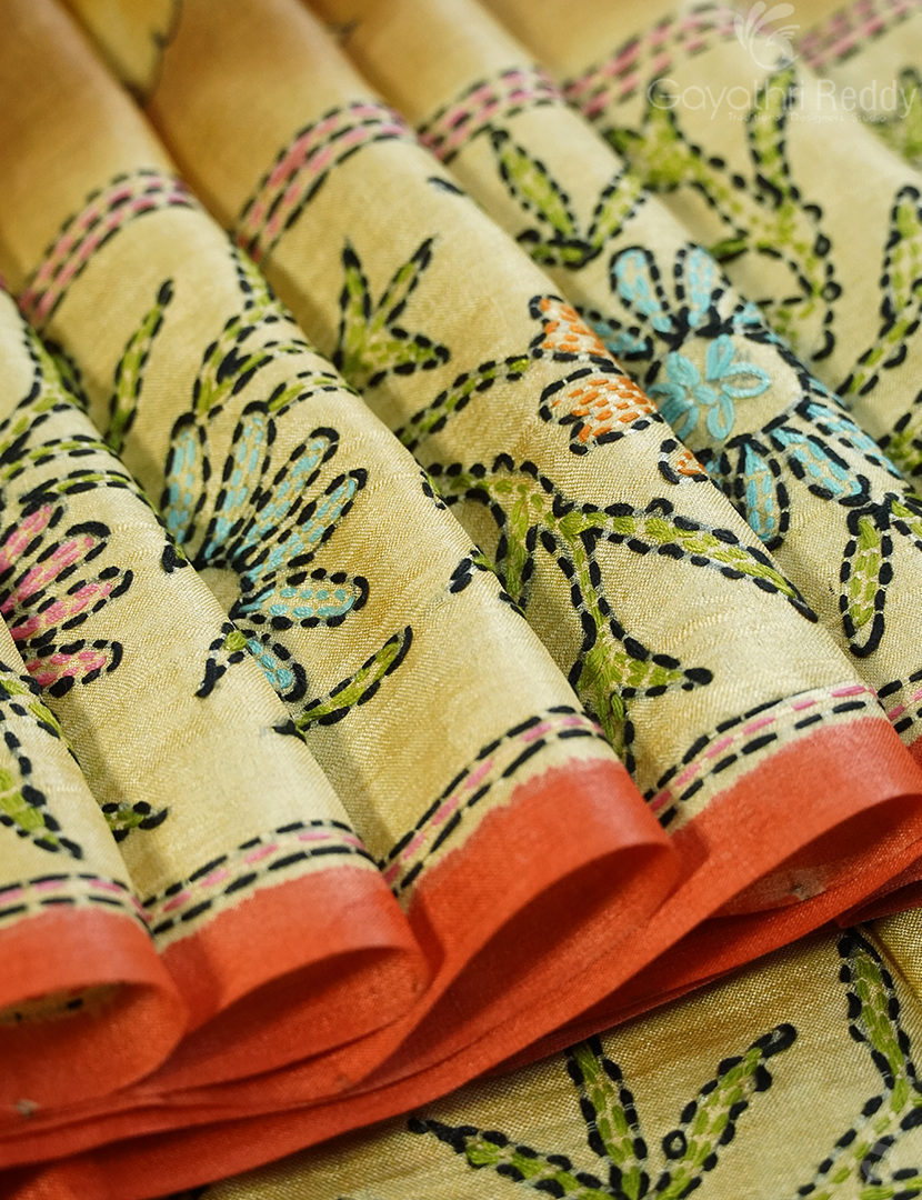 PURE DESI TUSSAR KANTA WORK-TS1522