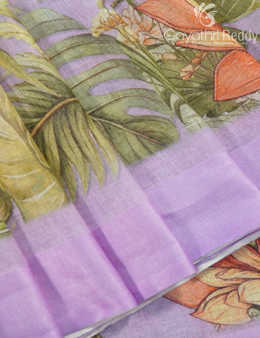 PURE LINEN SAREE-L1445