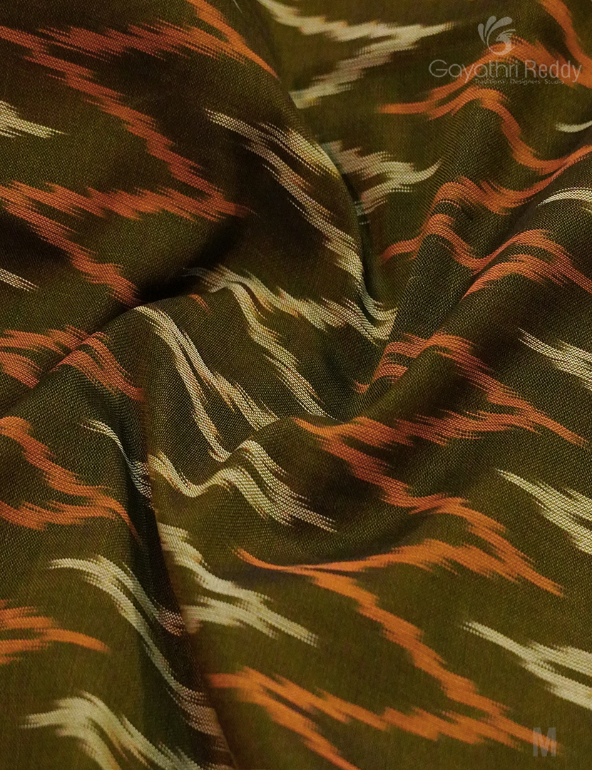 PURE IKKAT COTTON (WITHOUT BLOUSE)-IKC1006