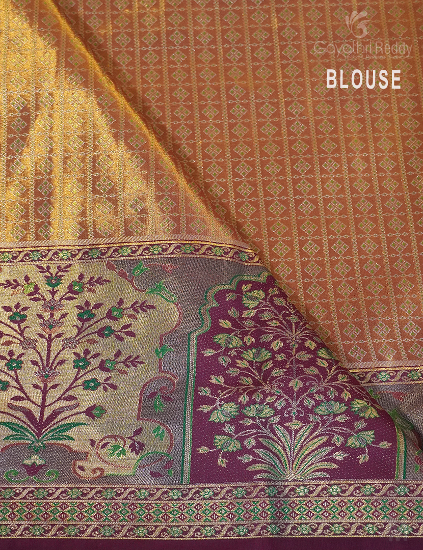 PURE KANCHI TISSUE PATTU-KP7043