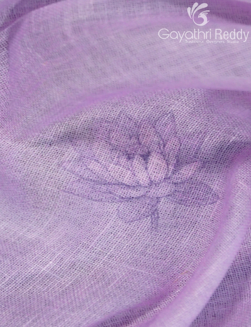 PURE LINEN SAREE-L1445