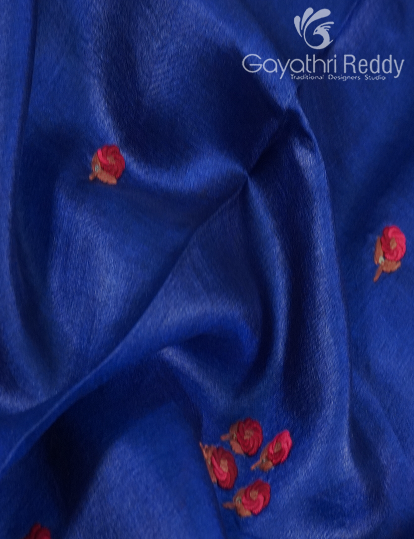PURE DESI TUSSAR HANDWORK SAREE-TS1576
