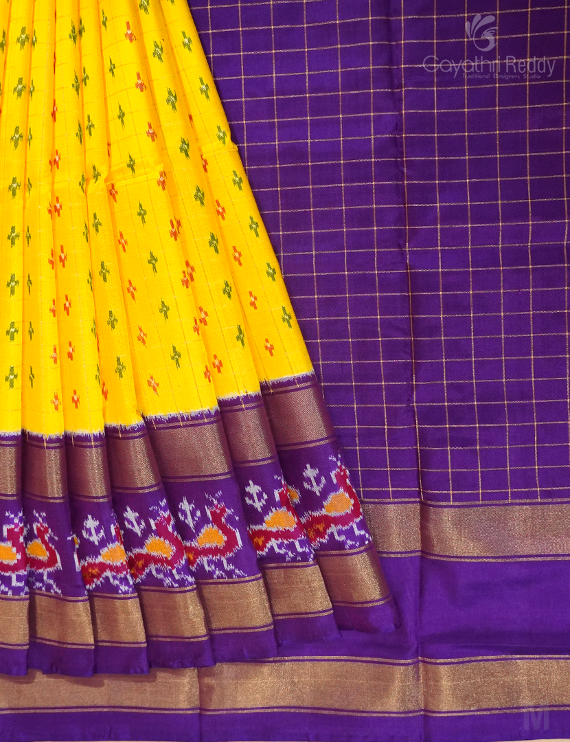 PURE IKKAT PATTU LEHANGA(MEDIUM SIZE)-IPL104