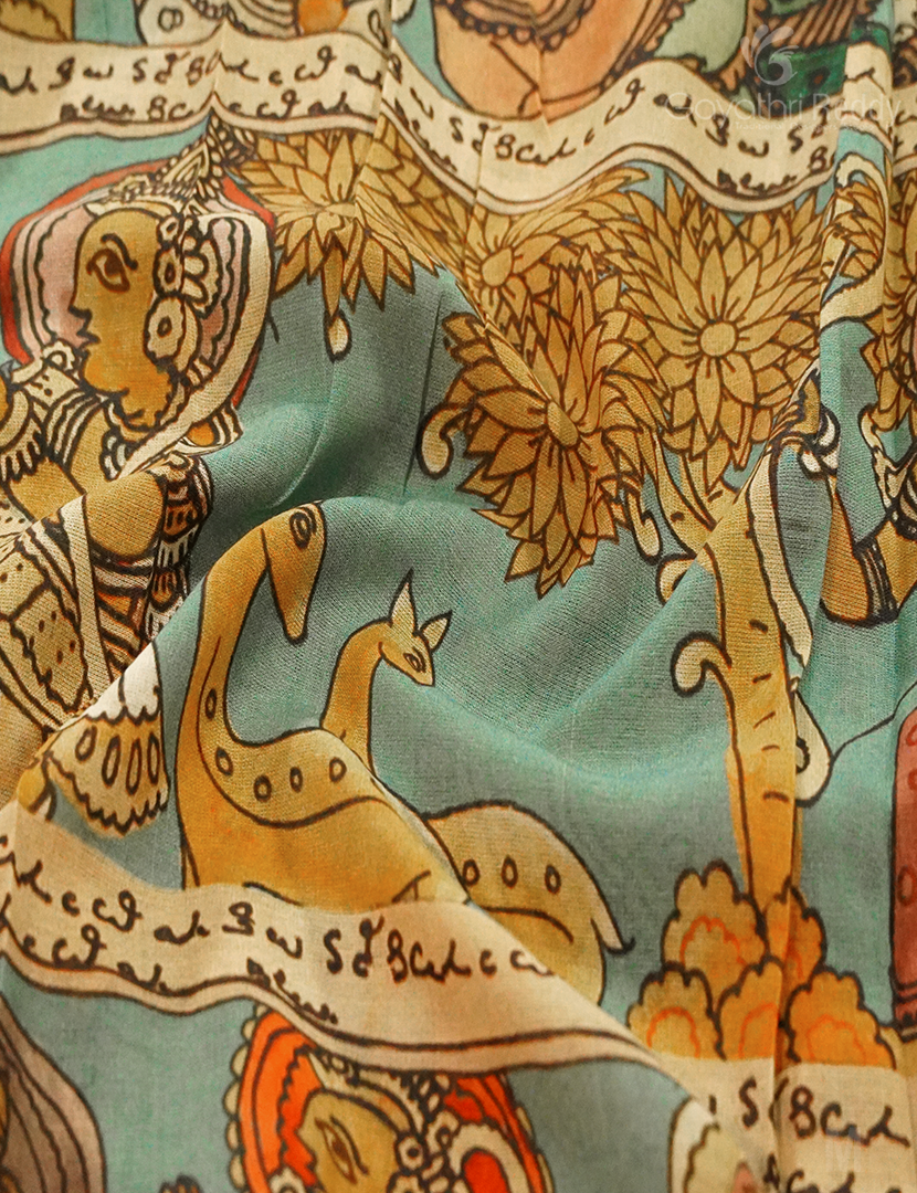 PURE KALAMKARI KHADI COTTON-KKC123