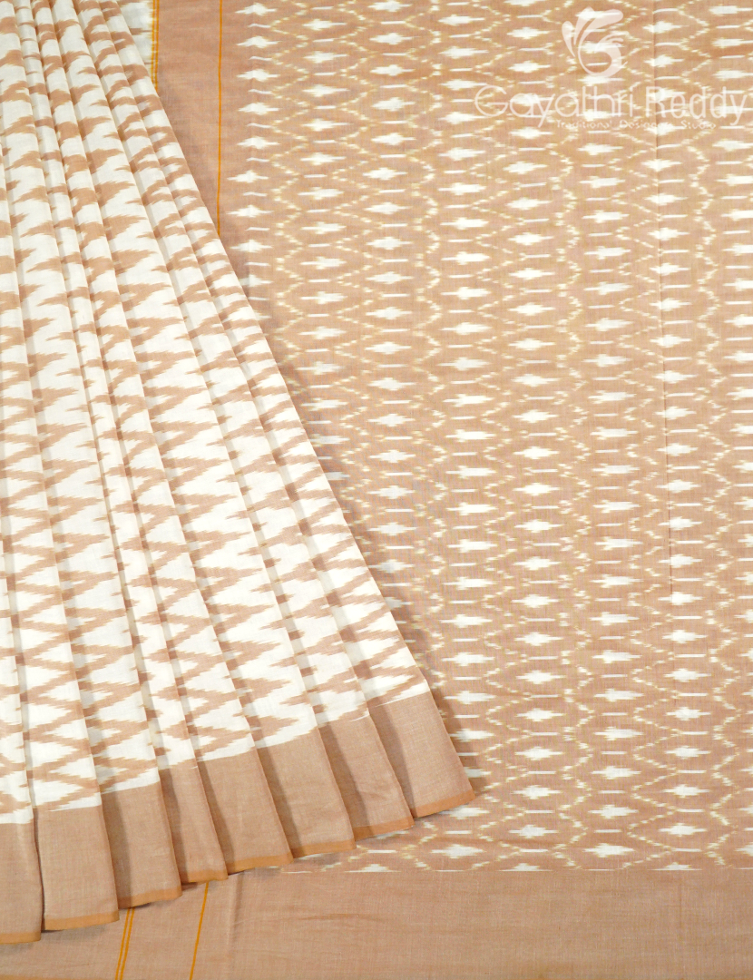 PURE IKKAT COTTON SAREE (N.B)-IKC1138
