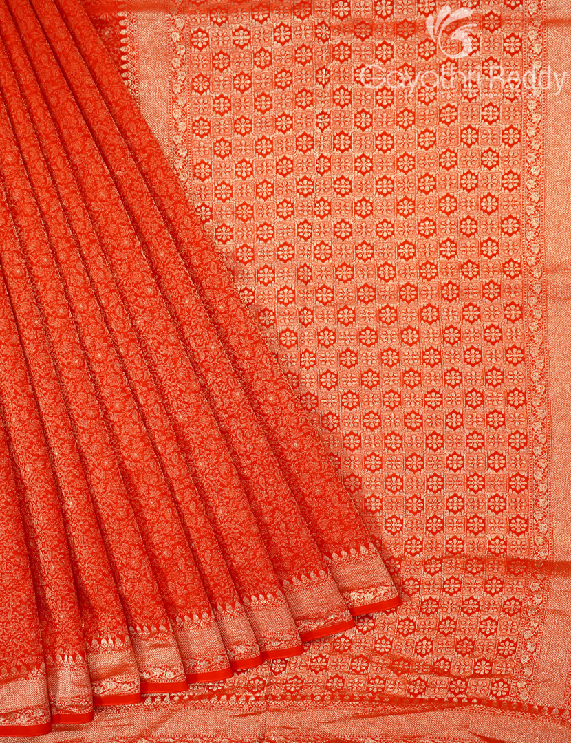 MYSORE CREPE BROCADE SAREE-MCB20