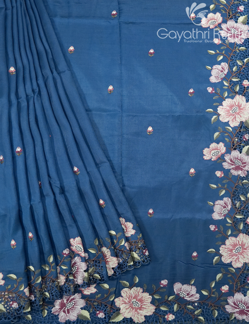 SEMI DUPION SILK SAREE-SDS100