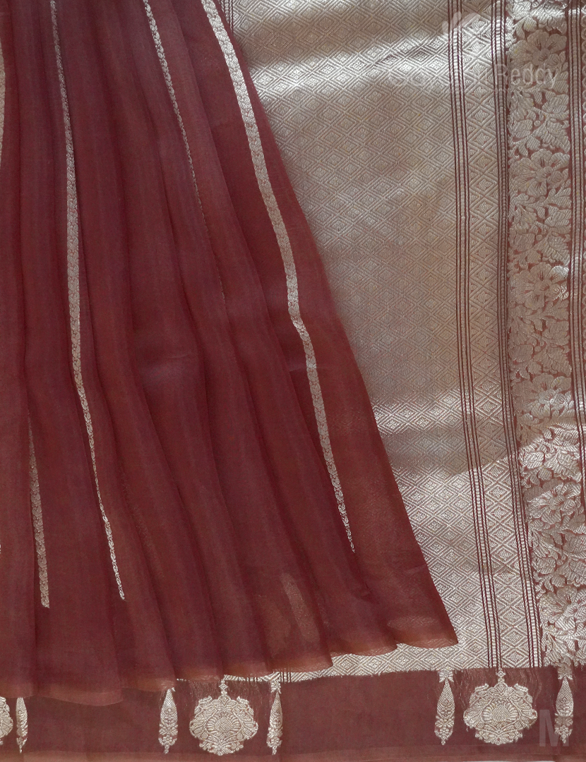 PURE BANARAS ORGANZA SILK-BO288