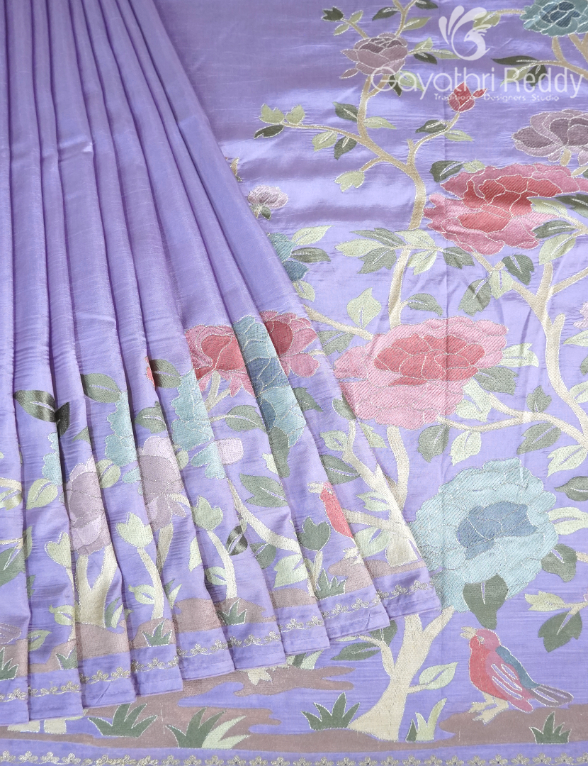 DUPION SILK FANCY SAREE -DSF24