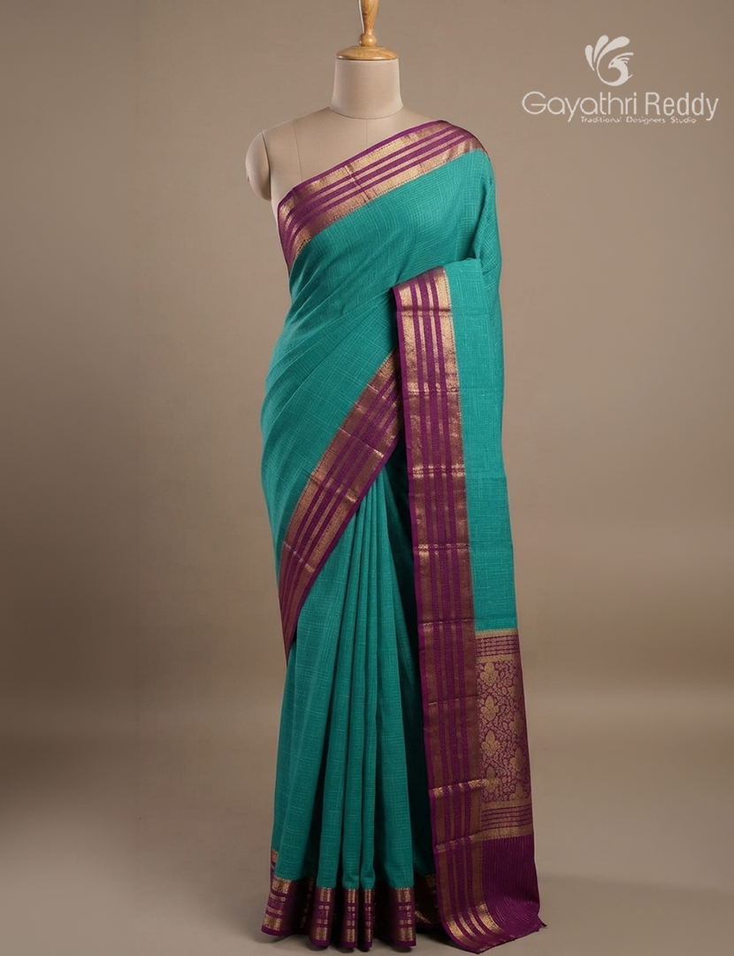 Semi Mysore Crepe Saree-SMC622
