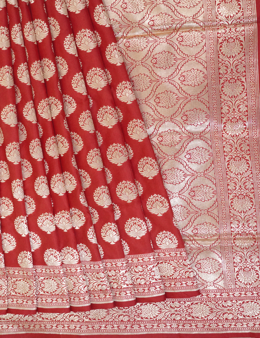 PURE BANARAS KATAN SILK JAAL-BP1042
