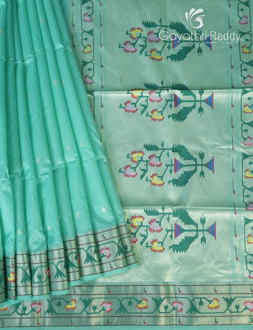 SEMI PAITHANI SAREE-SPS108
