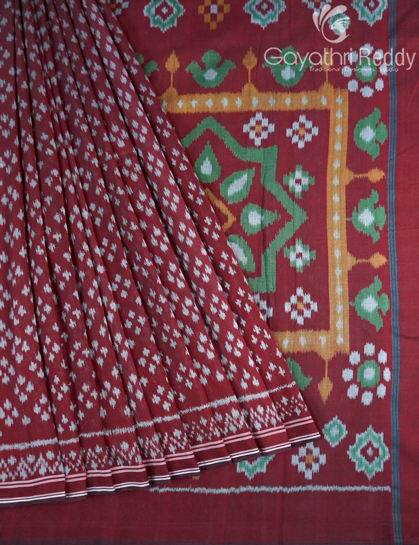 PURE IKKAT COTTON (H.L) SAREE-IKC1053