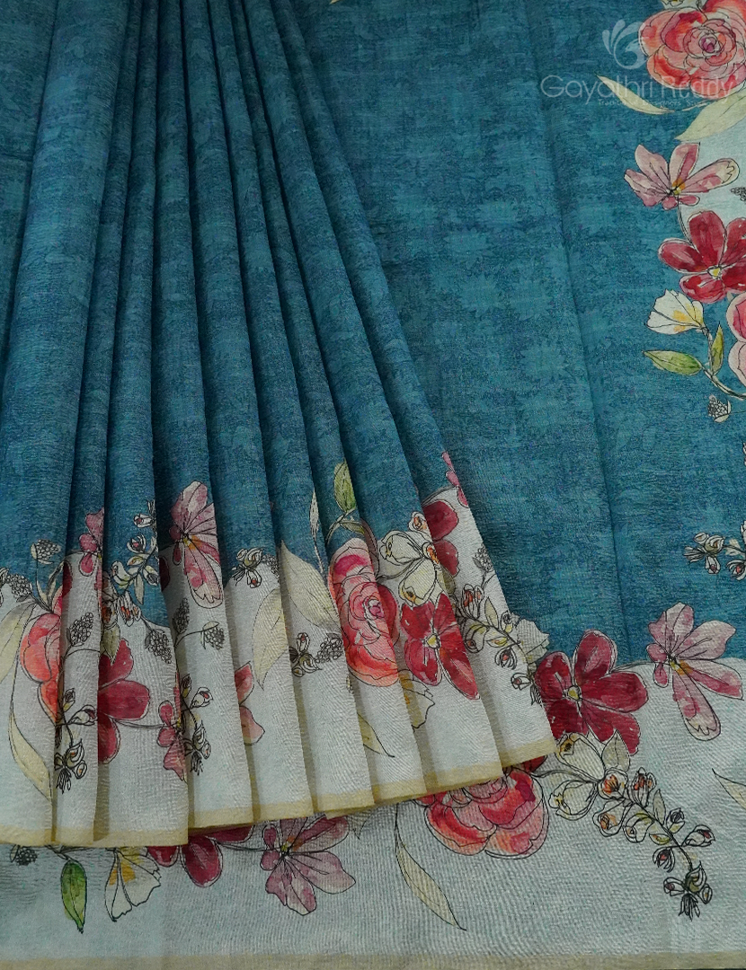 WRINKLE ORGANZA SAREE-OP581