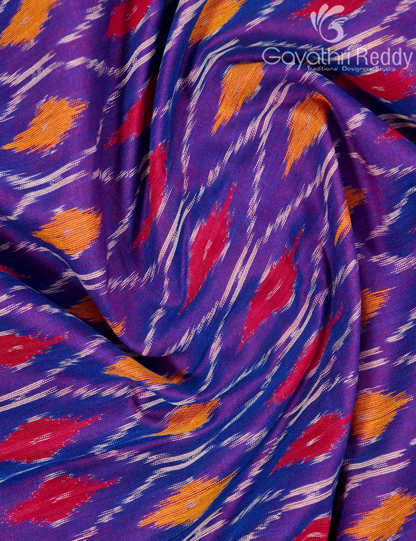 PURE IKKAT COTTON SAREE (N.B)-IKC1140