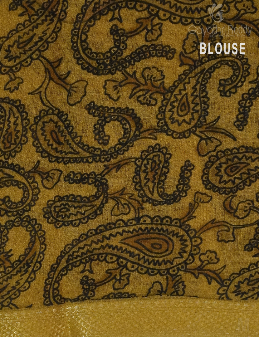 COTTON PRINT SAREE-C674