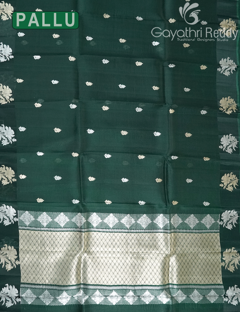 PURE BANARAS KORA SILK-BKS119