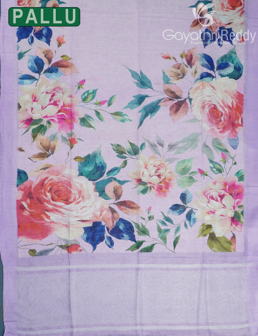 PURE LINEN SAREE-L1436