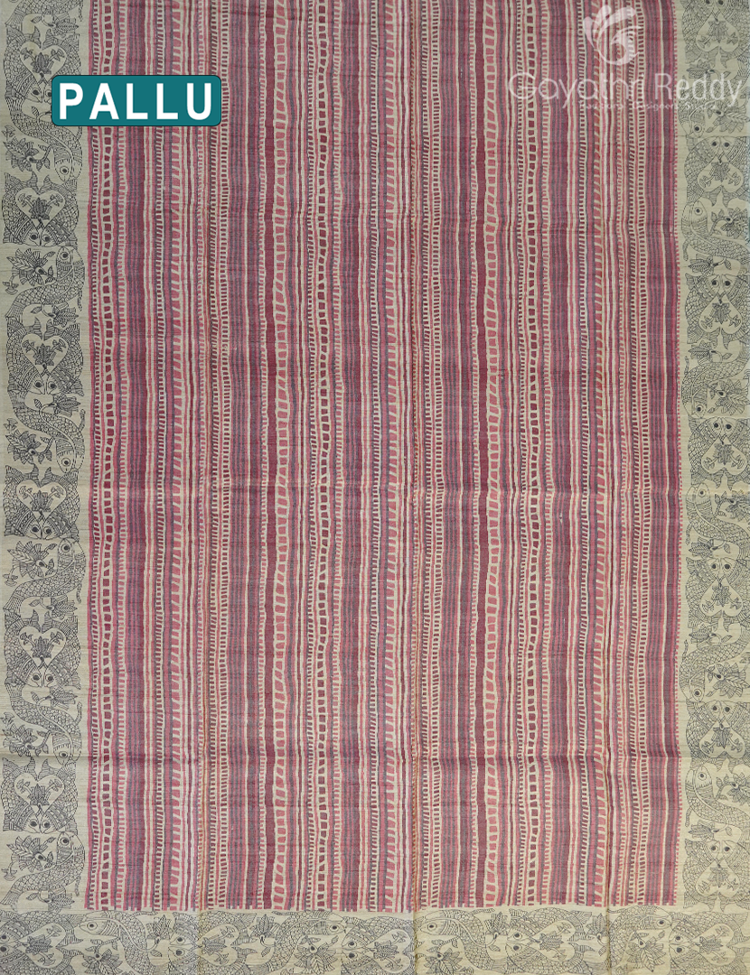PURE DESI TUSSAR SILK-TS1534