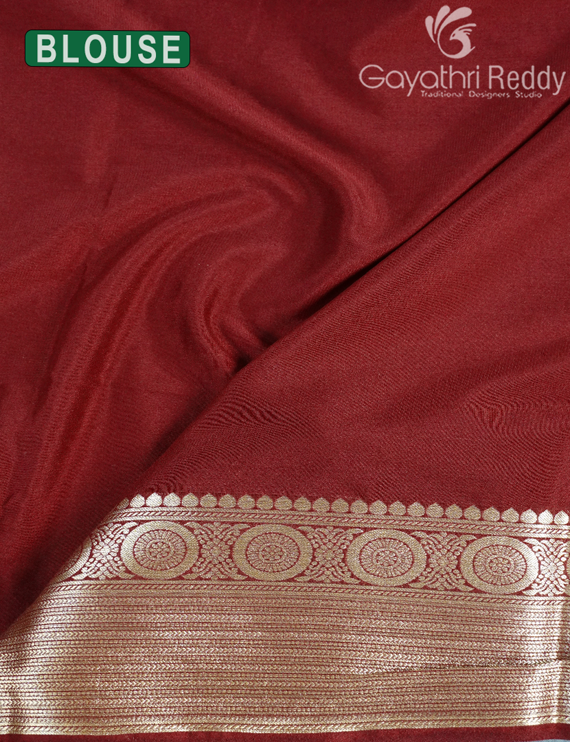MYSORE CREPE BROCADE SAREE-MCB49