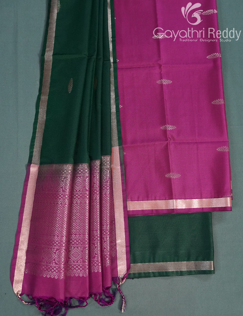 PURE KANCHI PATTU (D.M) 3PC-KPDM48