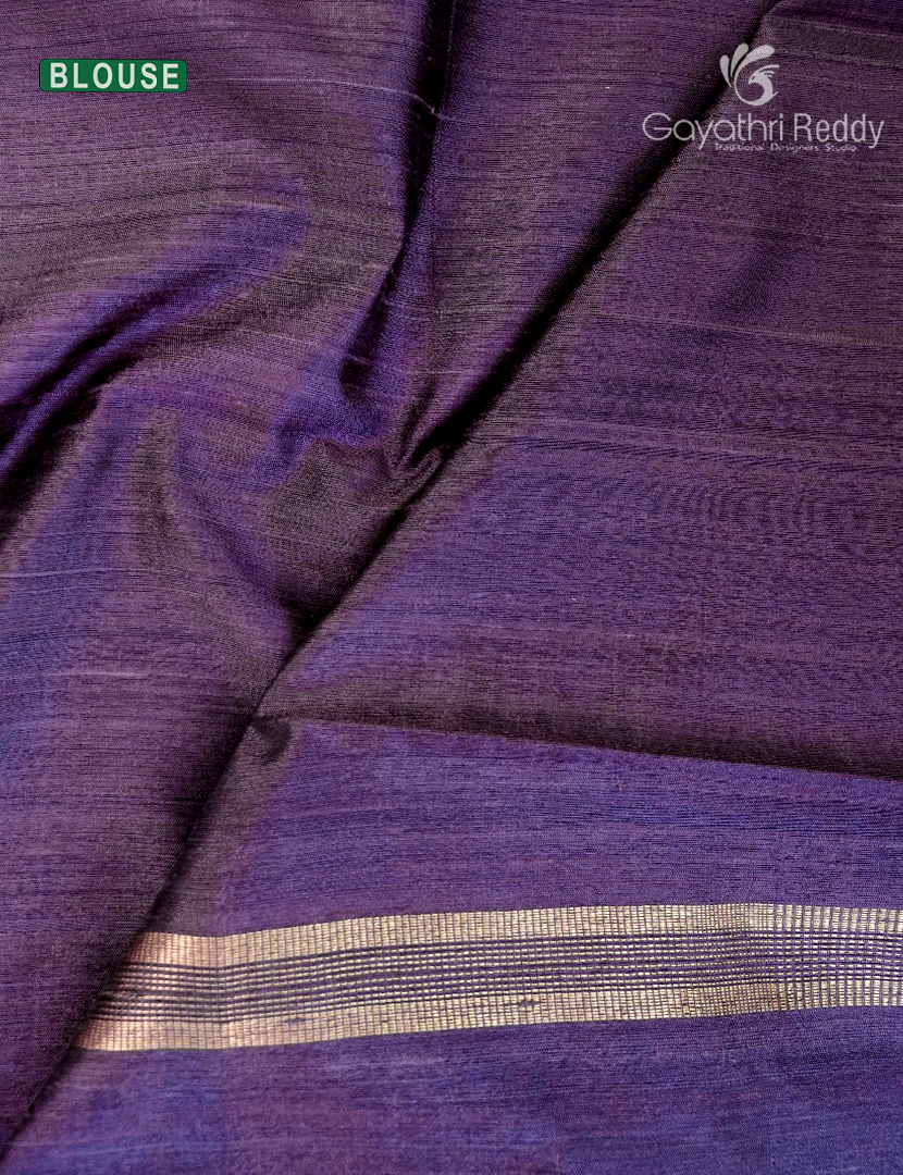 Pure Khadi Pattu Sarees in Violet