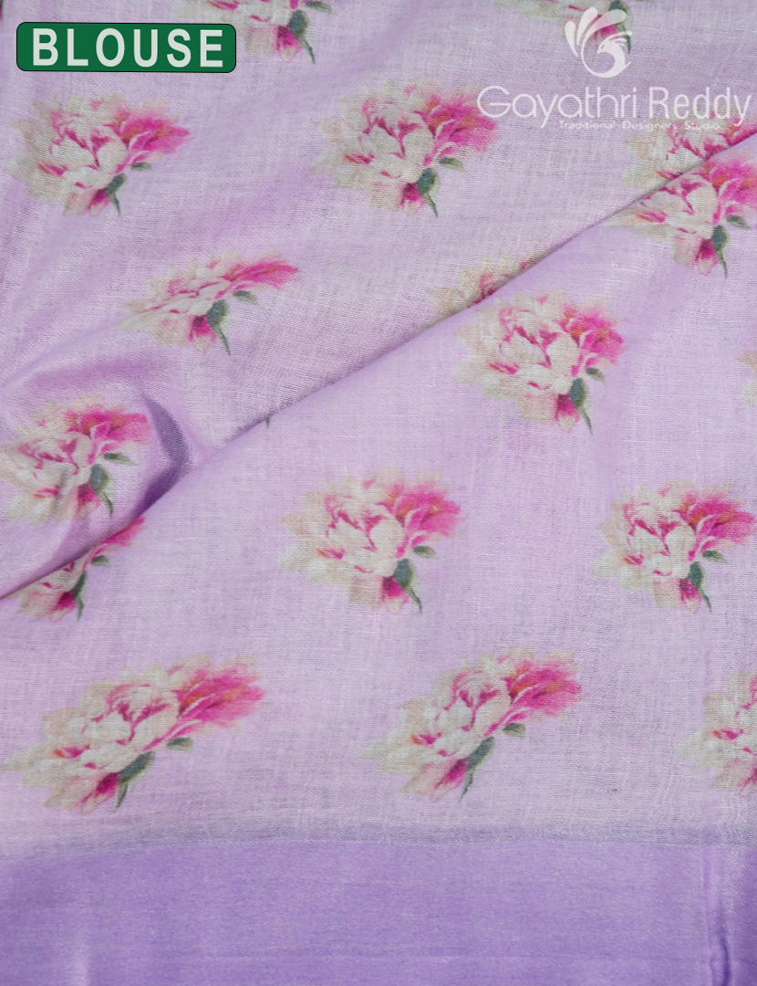 PURE LINEN SAREE-L1436