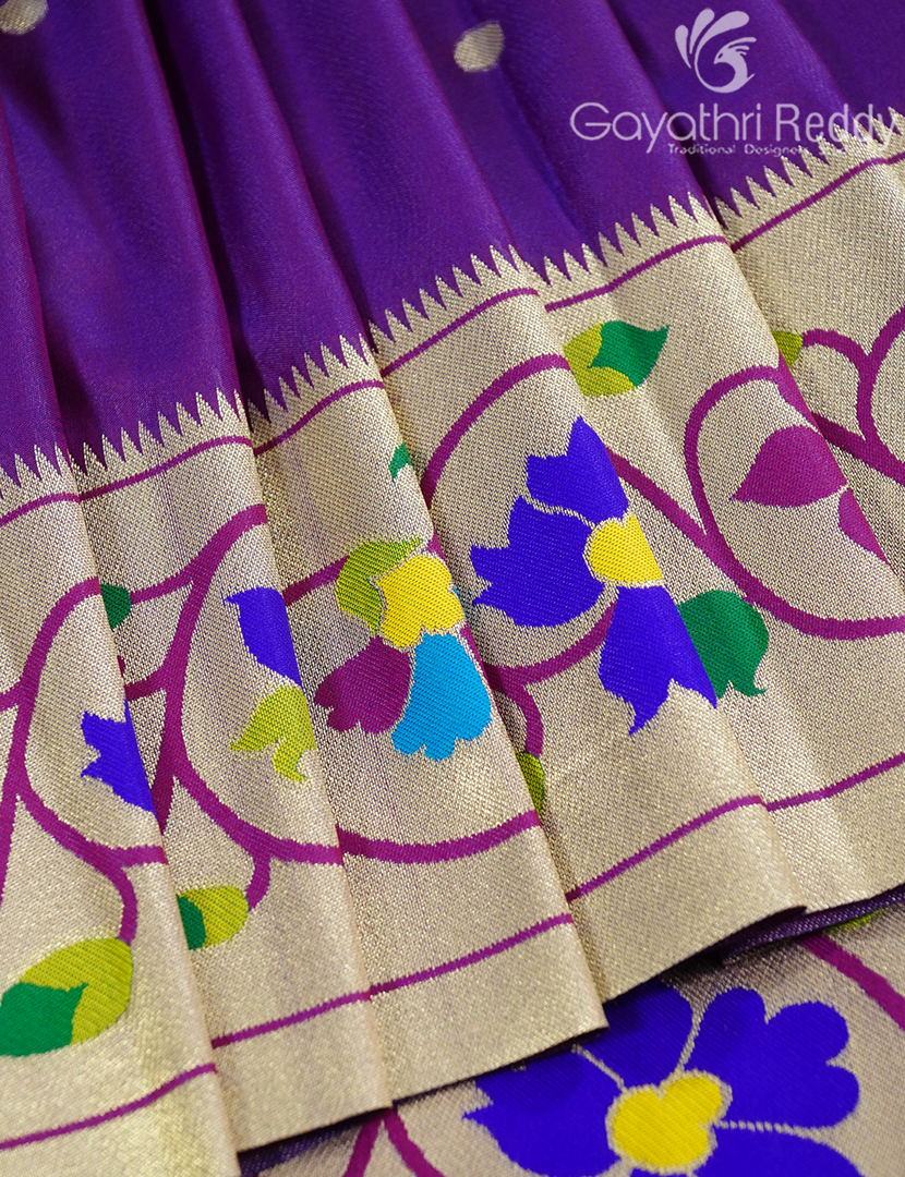 SEMI PAITHANI SAREE-SPS98