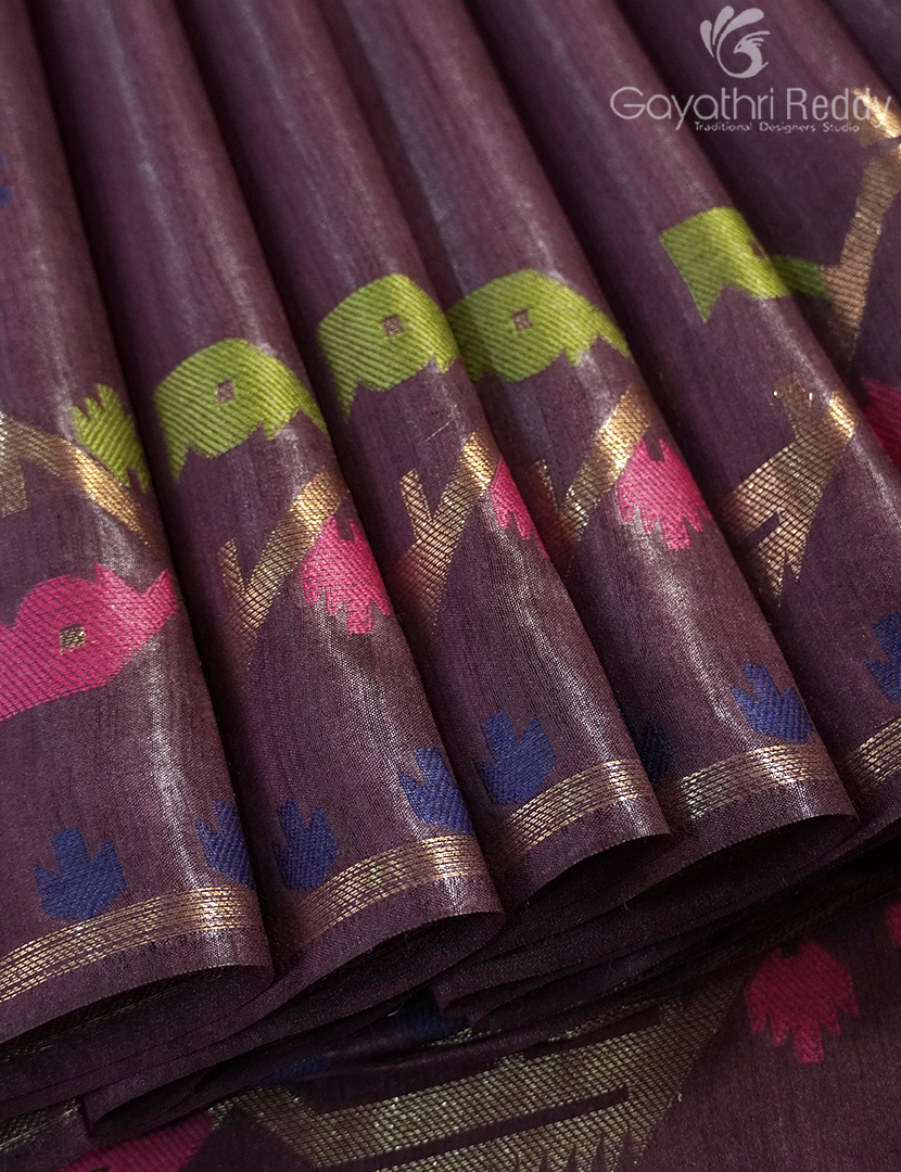 PURE DESI TUSSAR SAREE-TS1553