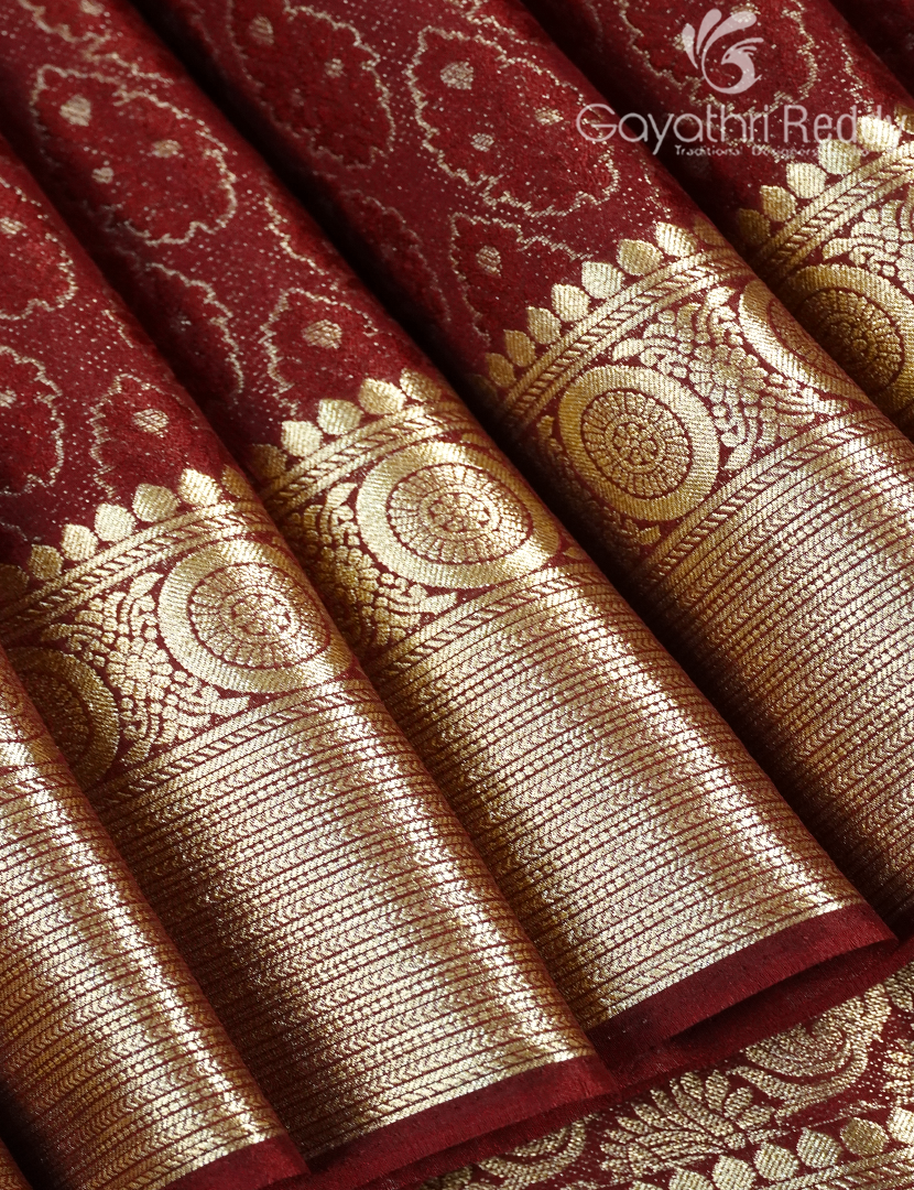 MYSORE CREPE BROCADE SAREE-MCB49