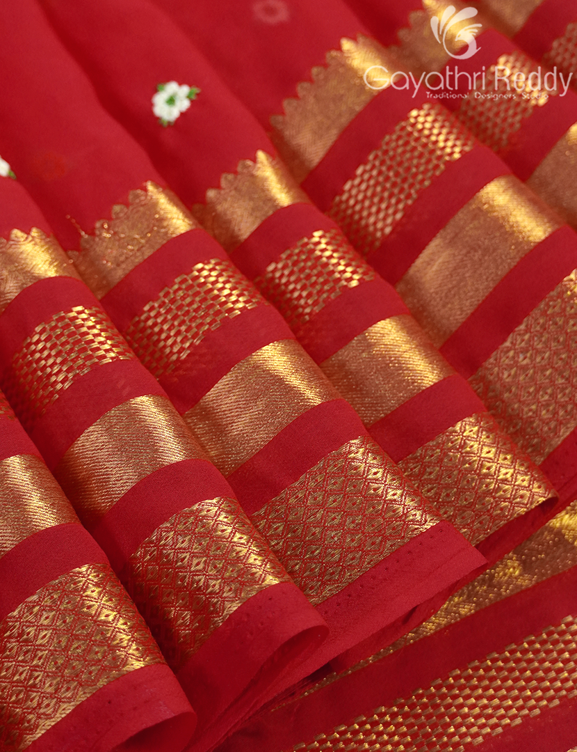 CHIFFON FANCY SAREE-PCF317