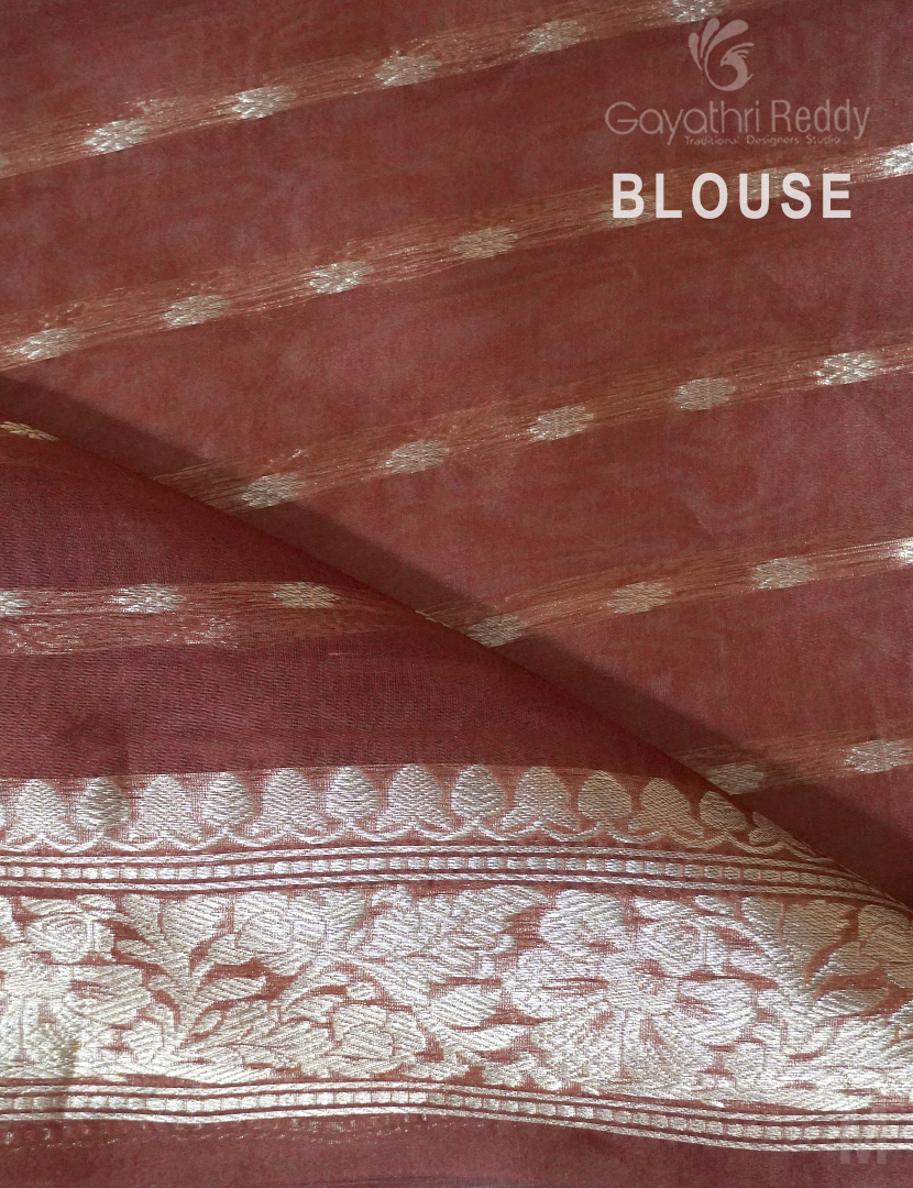 PURE BANARAS ORGANZA SILK-BO288
