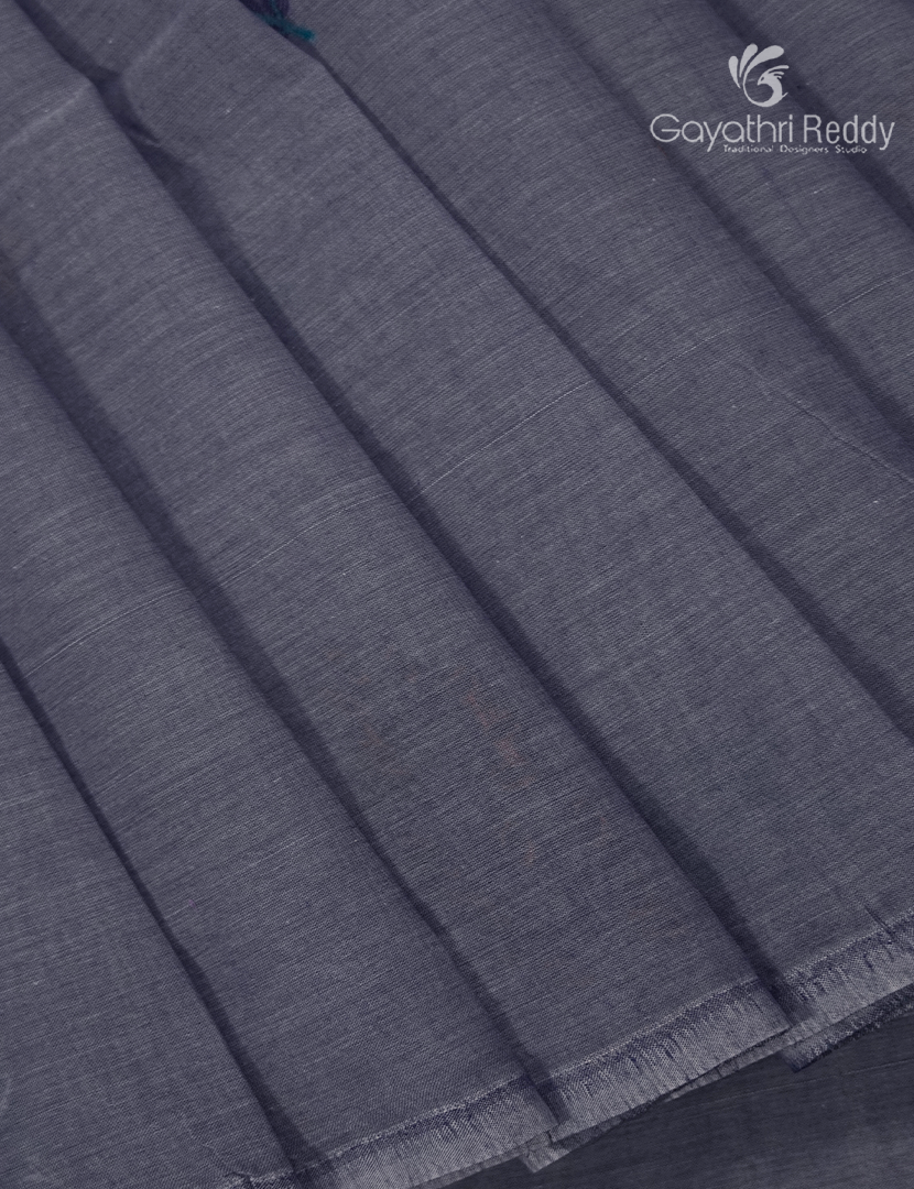 Jamdani Cotton Saree in Grey