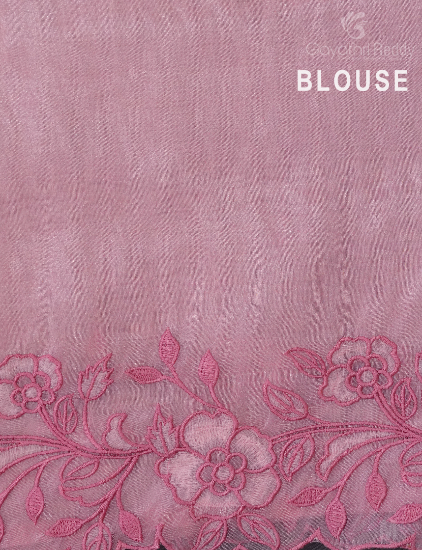 GLASS ORGANZA HAND WORK SAREE-FO701