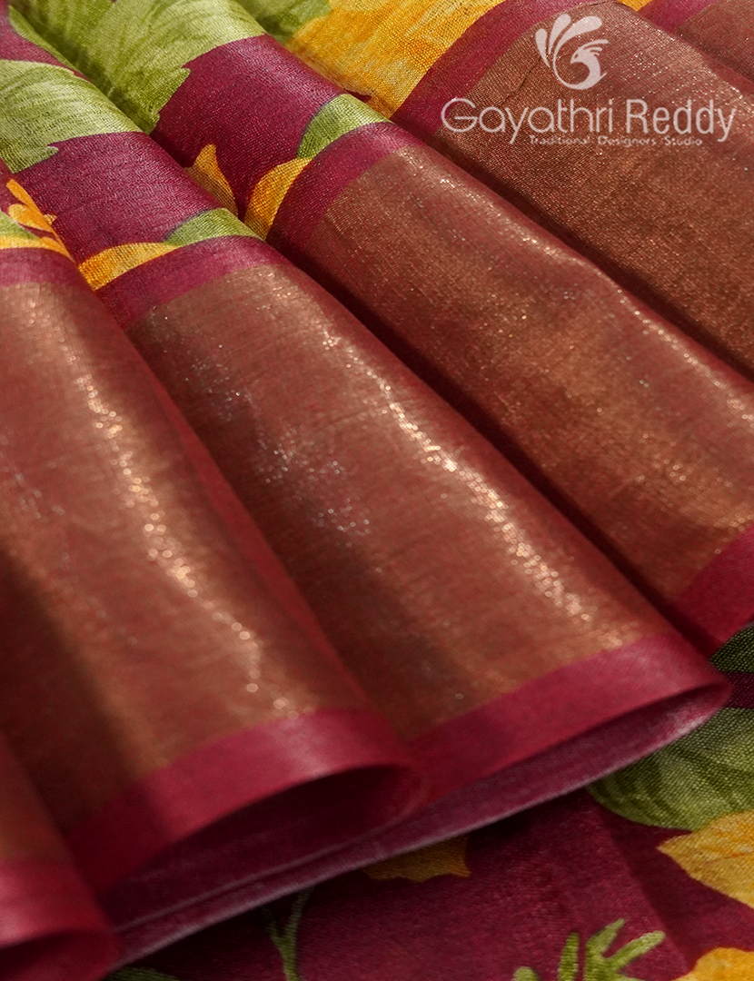 PURE DESI TUSSAR SILK SAREE-TS1568