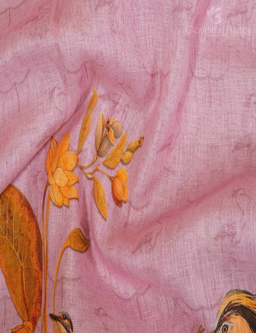 PURE LINEN SAREE-L1316