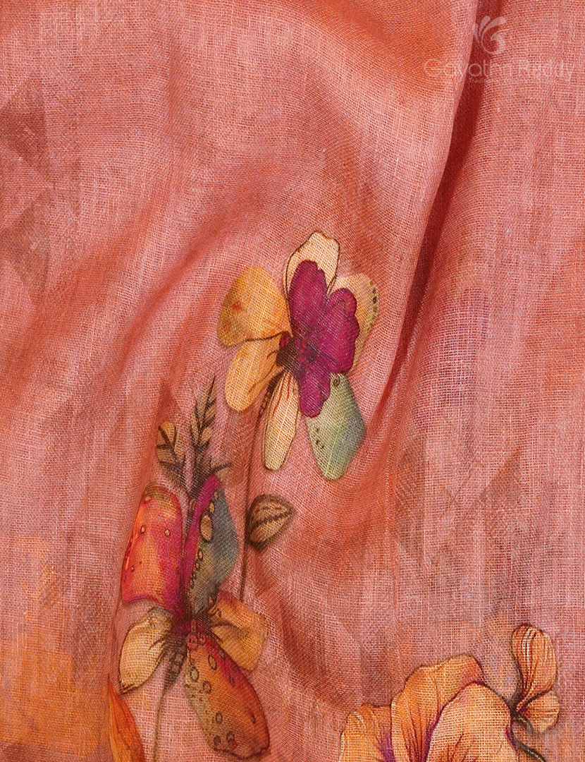 PURE LINEN SAREE-L1302