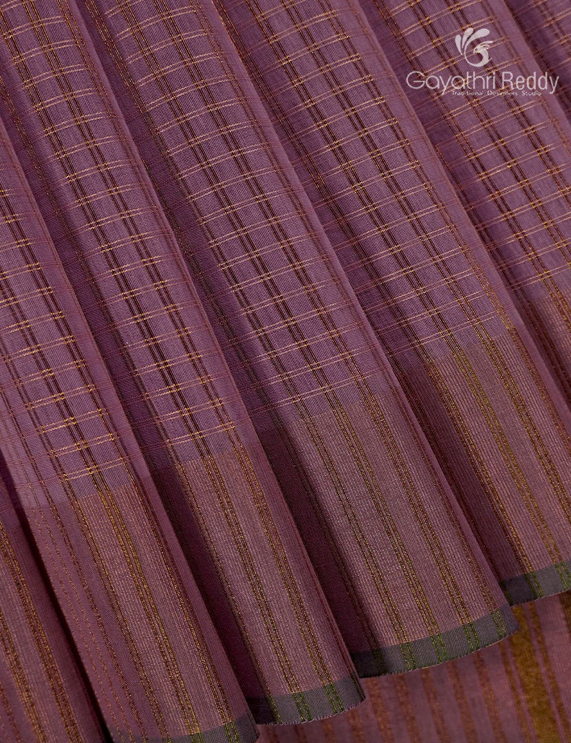 Semi Ikat Silk Saree in Onion Pink
