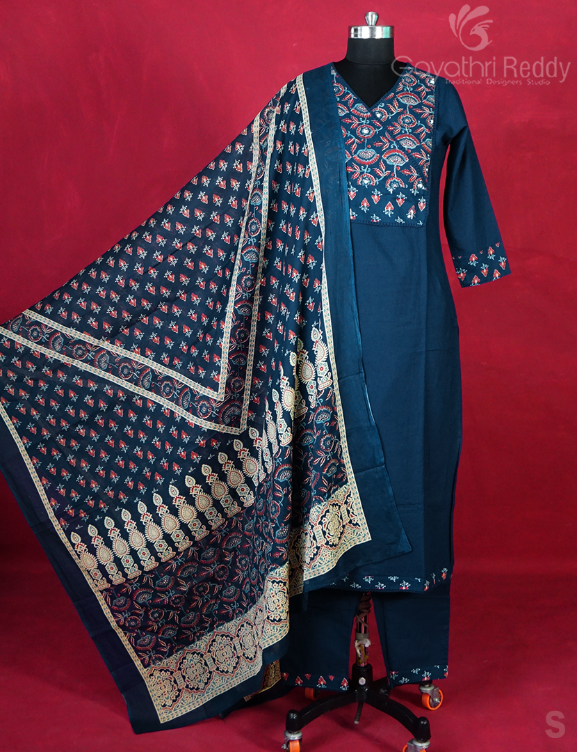 READYMADE DRESS SET(3PC)-KDS1180