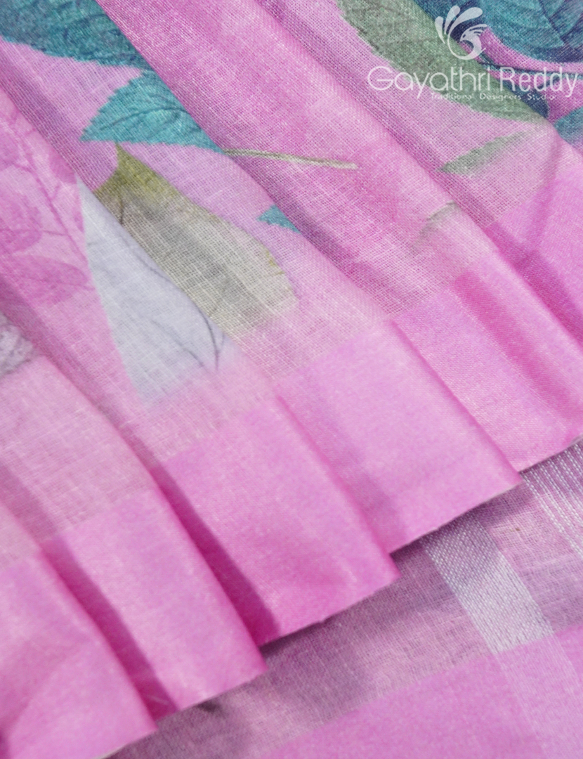PURE LINEN SAREE-L1427