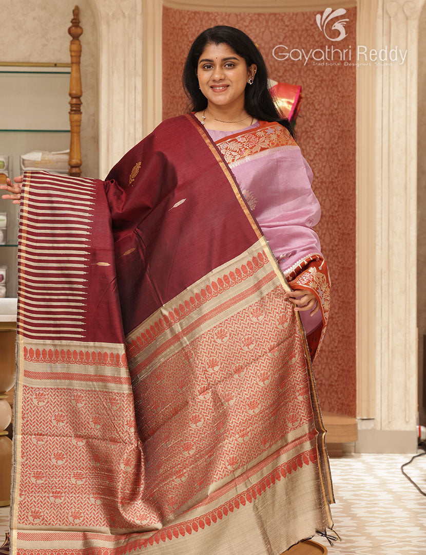 PURE KHADI PATTU SAREE-KHP1301