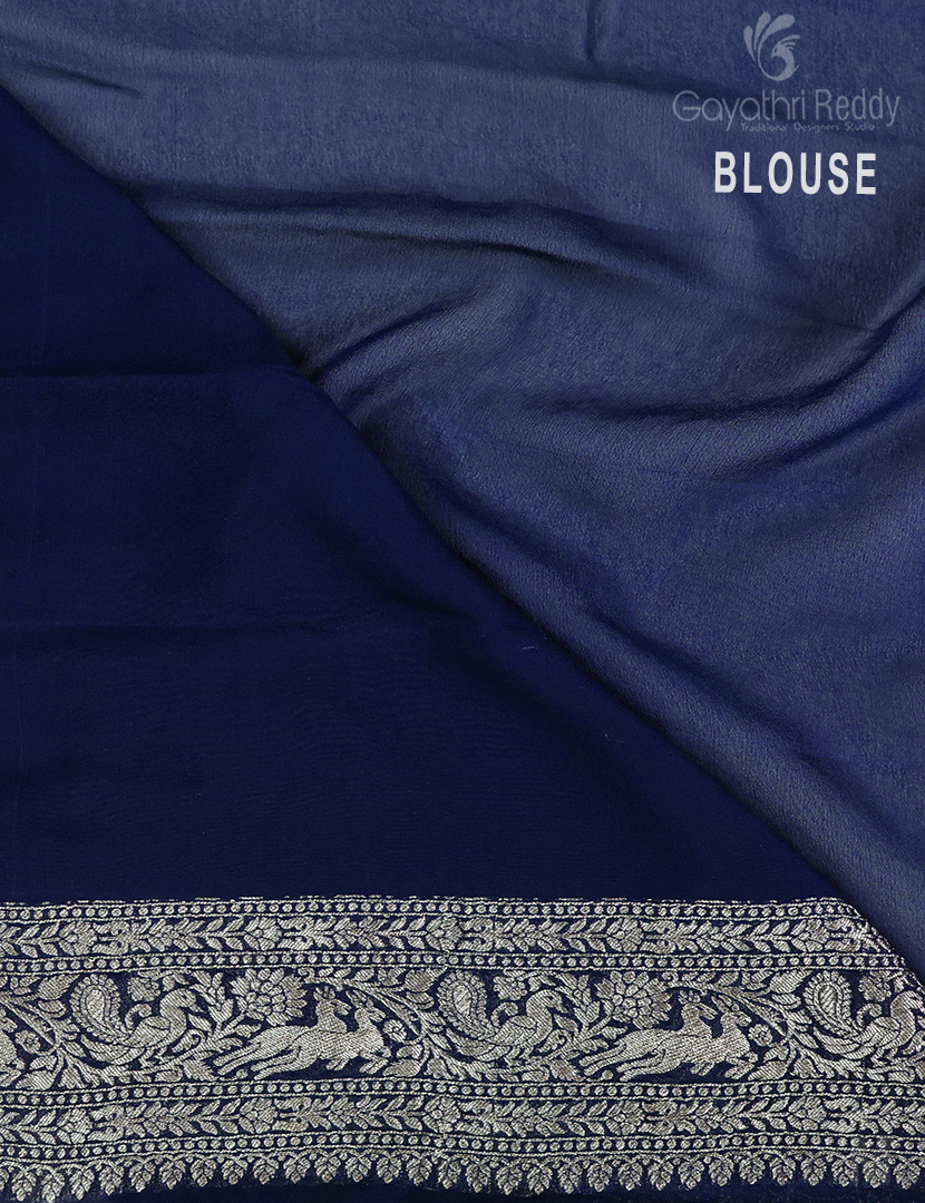 PURE BANARAS GEORGETTE KADDI-BG640