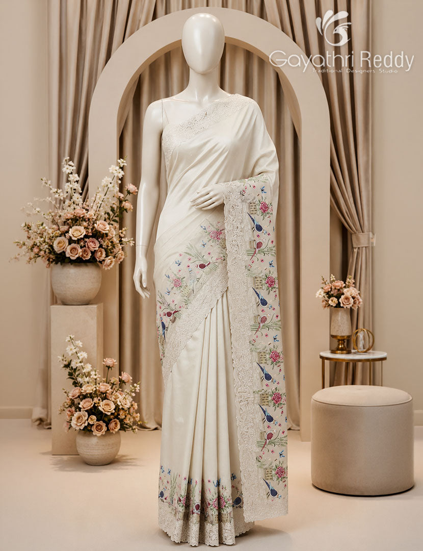 SEMI DUPION SILK SAREE-SDS127