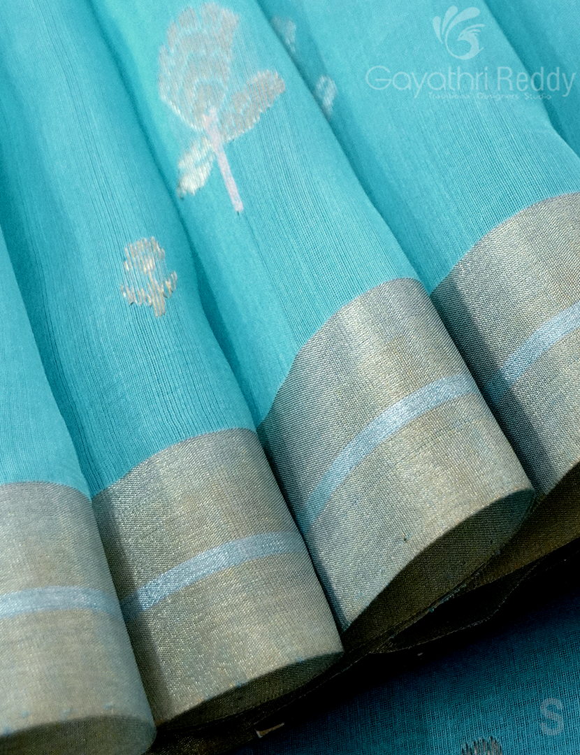 PURE CHANDERI SICO SAREE-PCS640