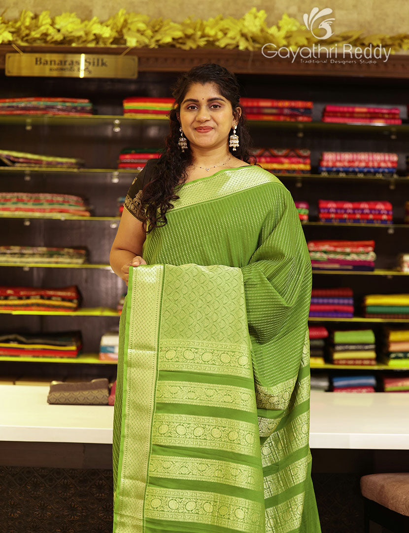MYSORE CREPE BROCADE SAREE-MCB47